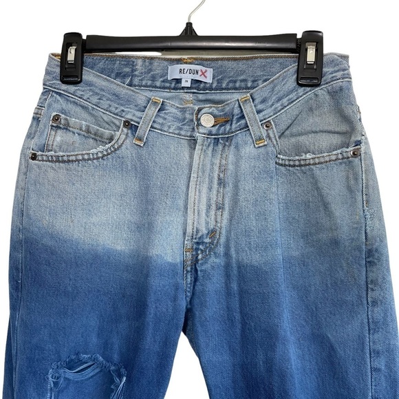 RE/DUN x Levi’s Straight Skinny Distressed Jean Size 26 NWOT - Picture 2 of 10